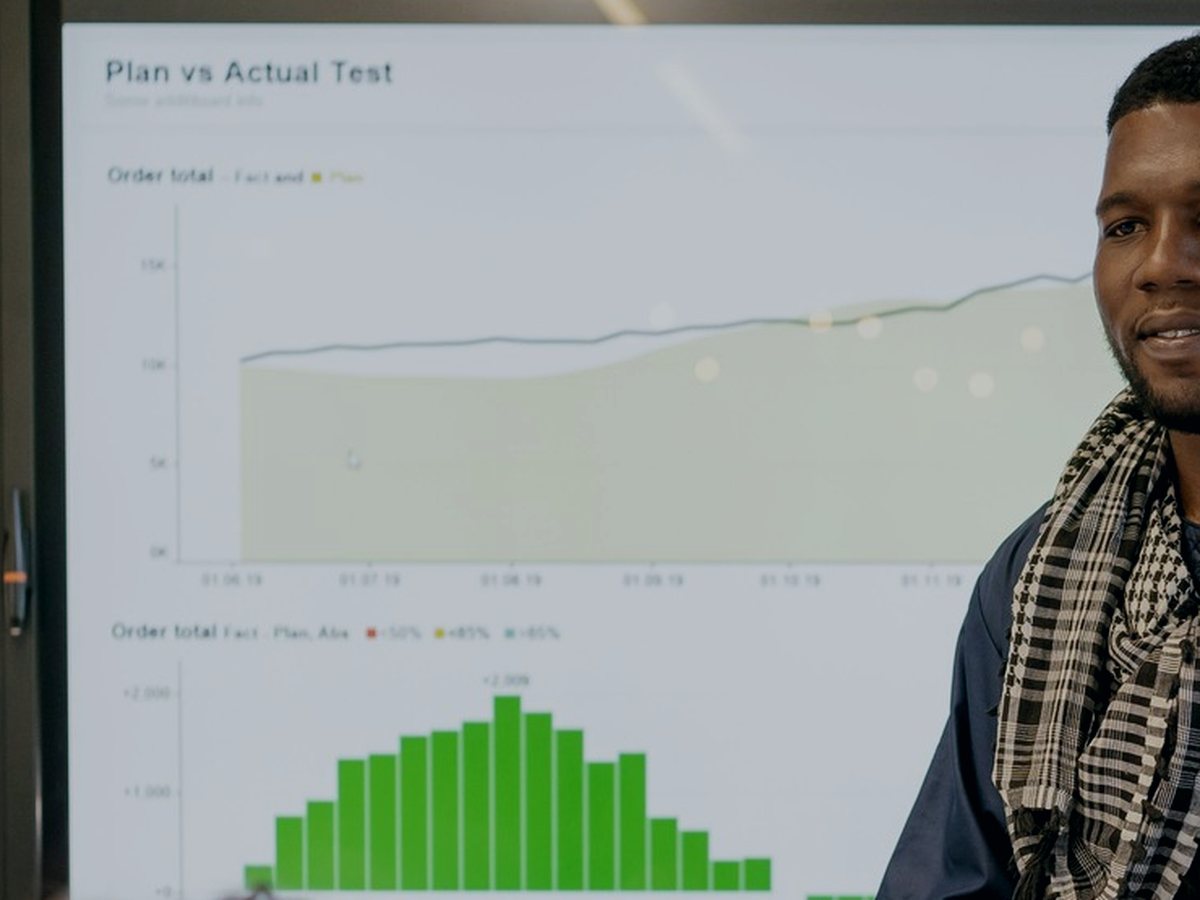 Performance and analytics dashboards displayed during a Teimetra insights briefing